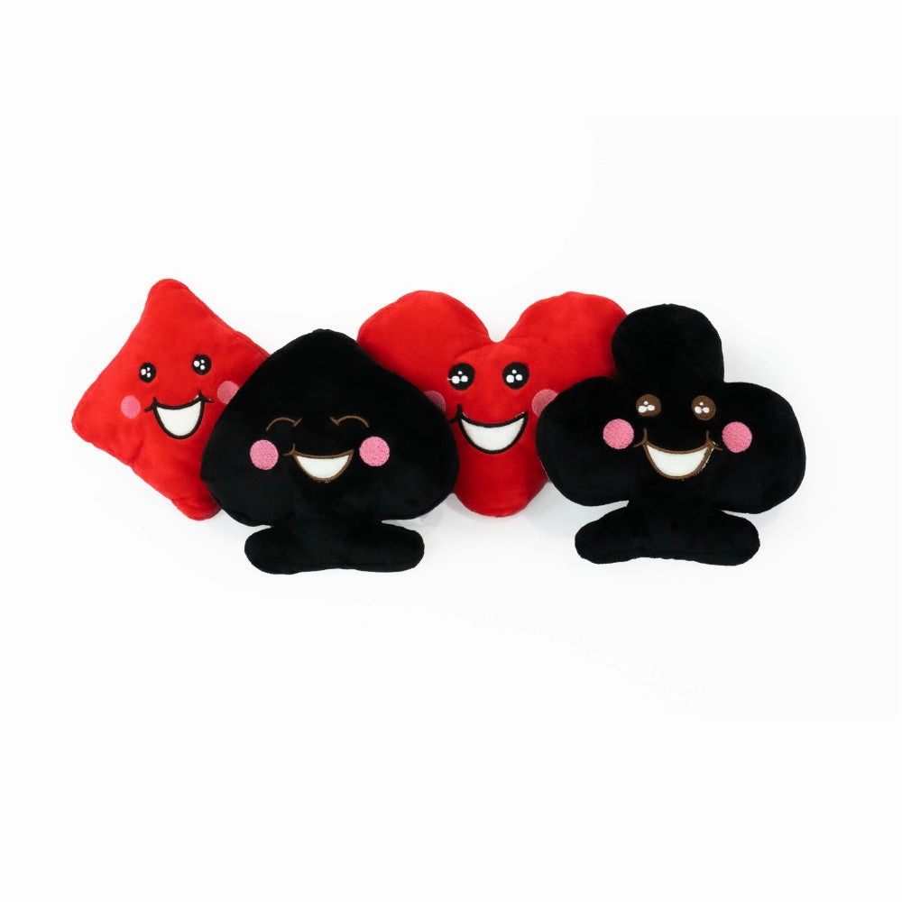 DoggyTopia Poker Club - Heart Dog Toy