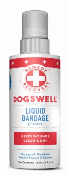 Dogswell Remedy & Recovery Liquid Bandage for Dogs & Cats 4oz Bottle