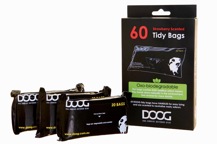 DOOG Biodegradable Pickup Bags 60ct (3pks of 20)