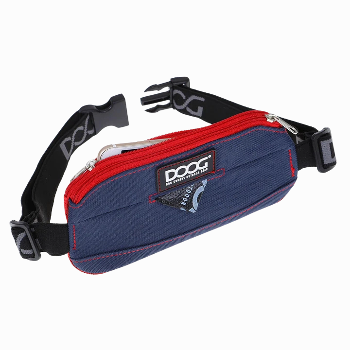 DOOG Mini Belt - Navy W/ Red