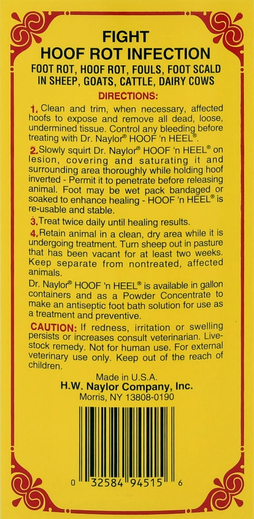 Dr. Naylor Hoof 'n Heel, 16 oz