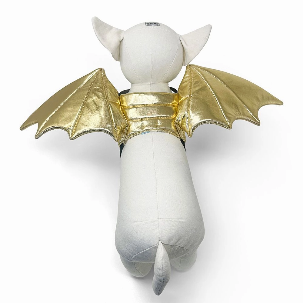 Dragon Wings Dog Costume Gold