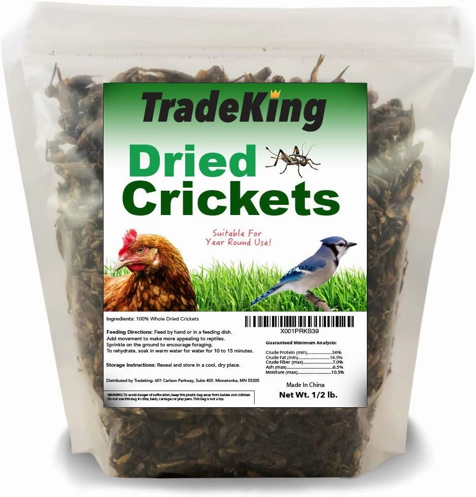 Dried Crickets, 1/2 lb