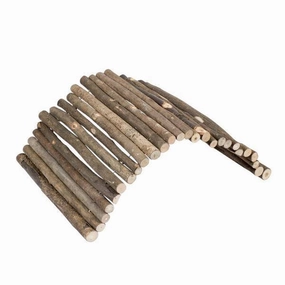 Duvo Small Animal Toy Wooden Bendy Bridge 50cm x 30cm