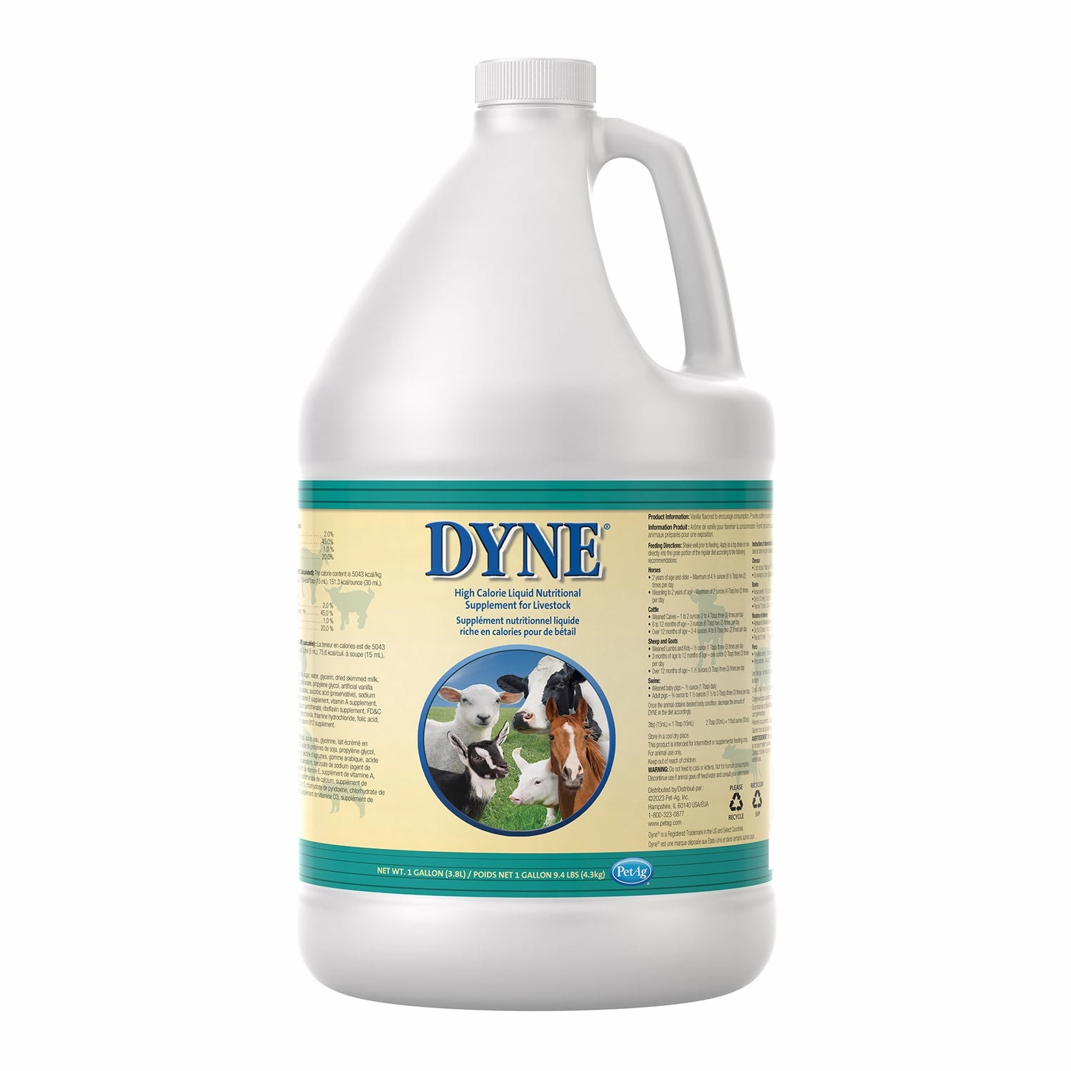 Dyne High Calorie Liquid Nutritional Supplement for Livestock