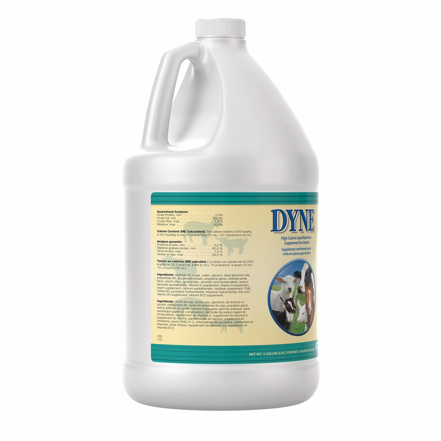 Dyne High Calorie Liquid Nutritional Supplement for Livestock