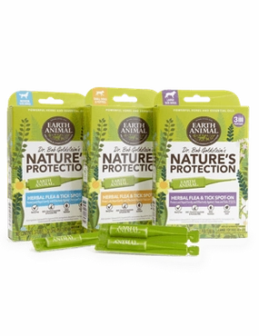 Earth Animal Flea & Tick Herbal Spot On Small Dog 3pk (.03oz/1ml per tube)
