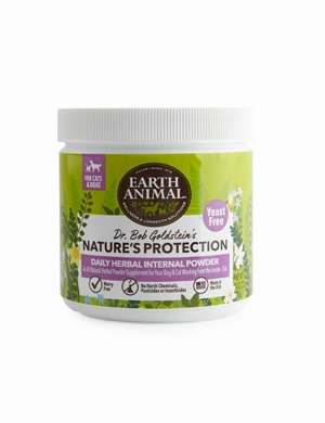 Earth Animal Flea & Tick Internal Powder - Yeast Free - 8oz Jar