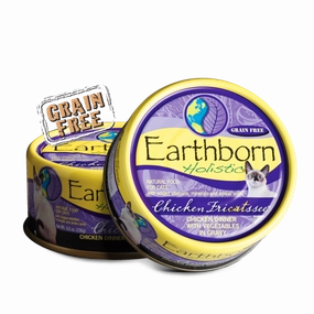 Earthborn Cat Grain Free Chicken Fricatssee Wet Cat Food