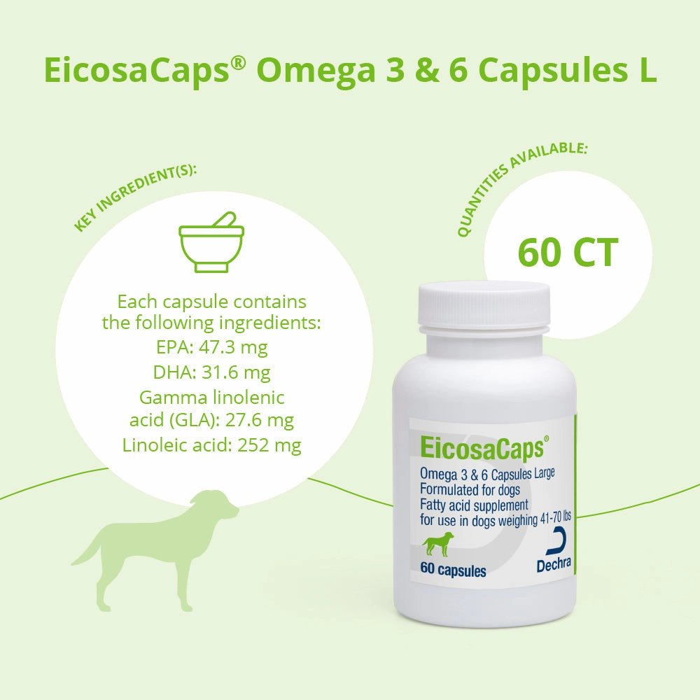 EicosaCaps Omega 3 & 6 for Dogs and Cats
