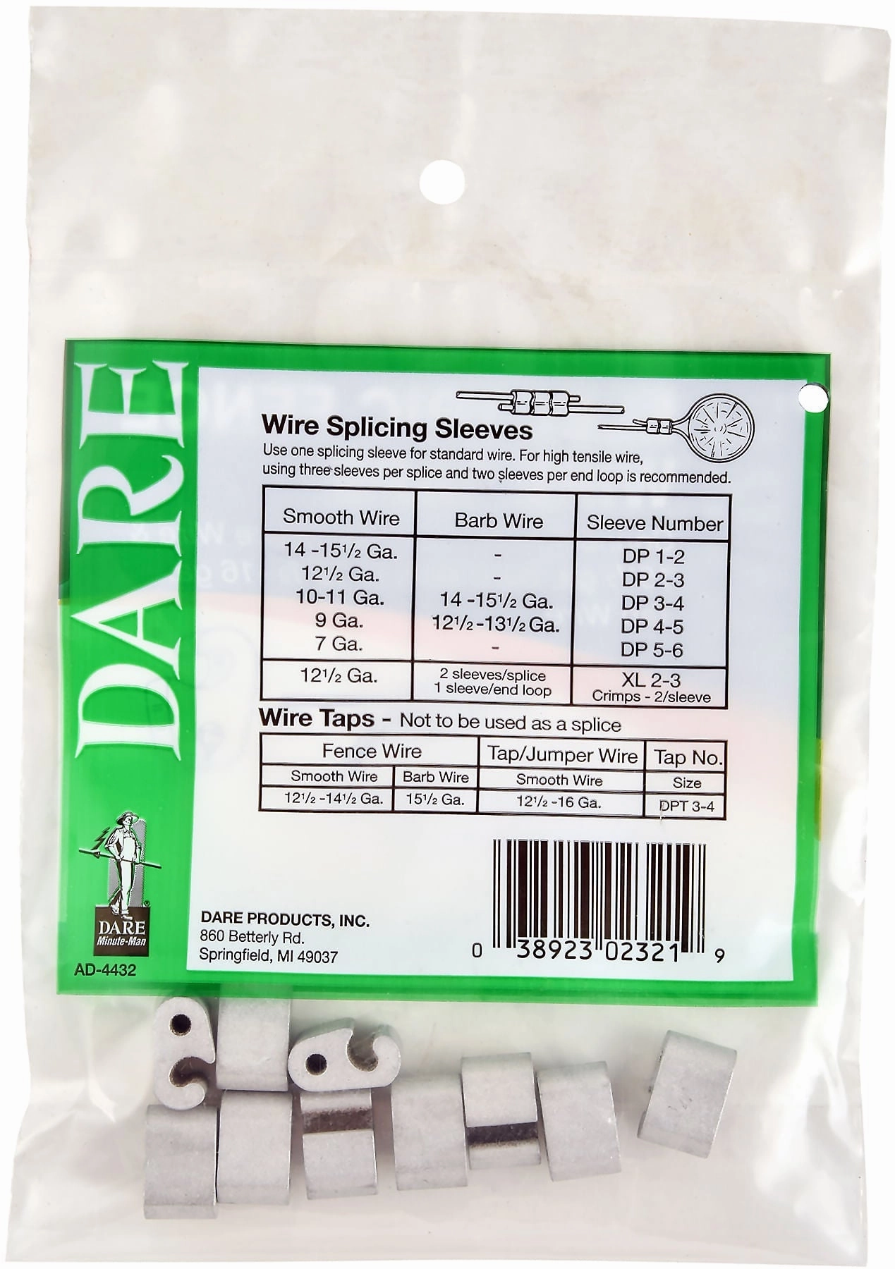 Electric Fence Taps, package of 10