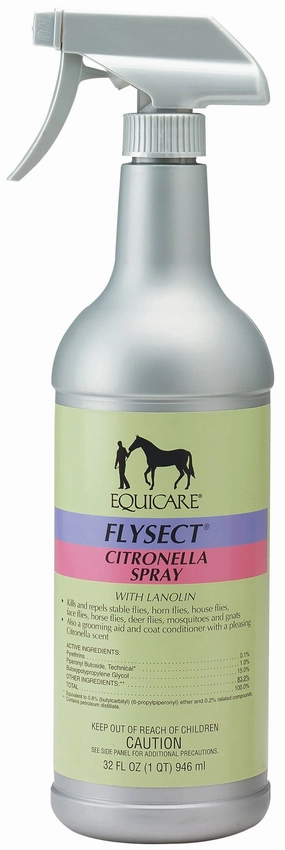 Equicare Flysect Citronella Fly Spray for Horses