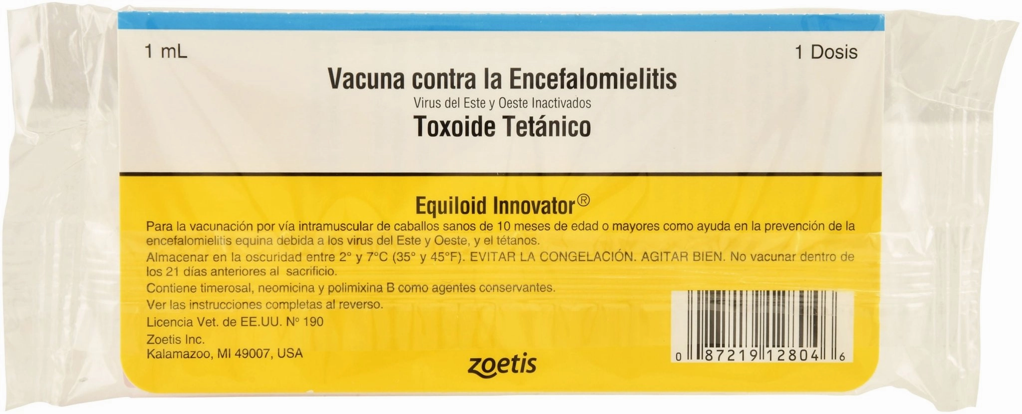 Equiloid Innovator Vaccine for Horses