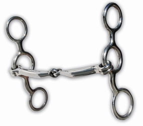 Equisential Performance Short Shank Bit, Smooth Snaffle