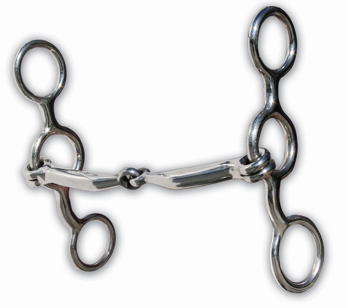 Equisential Performance Short Shank Bit, Smooth Snaffle