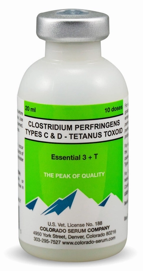 Essential 3   T Vaccine for Cattle, Sheep, & Goat