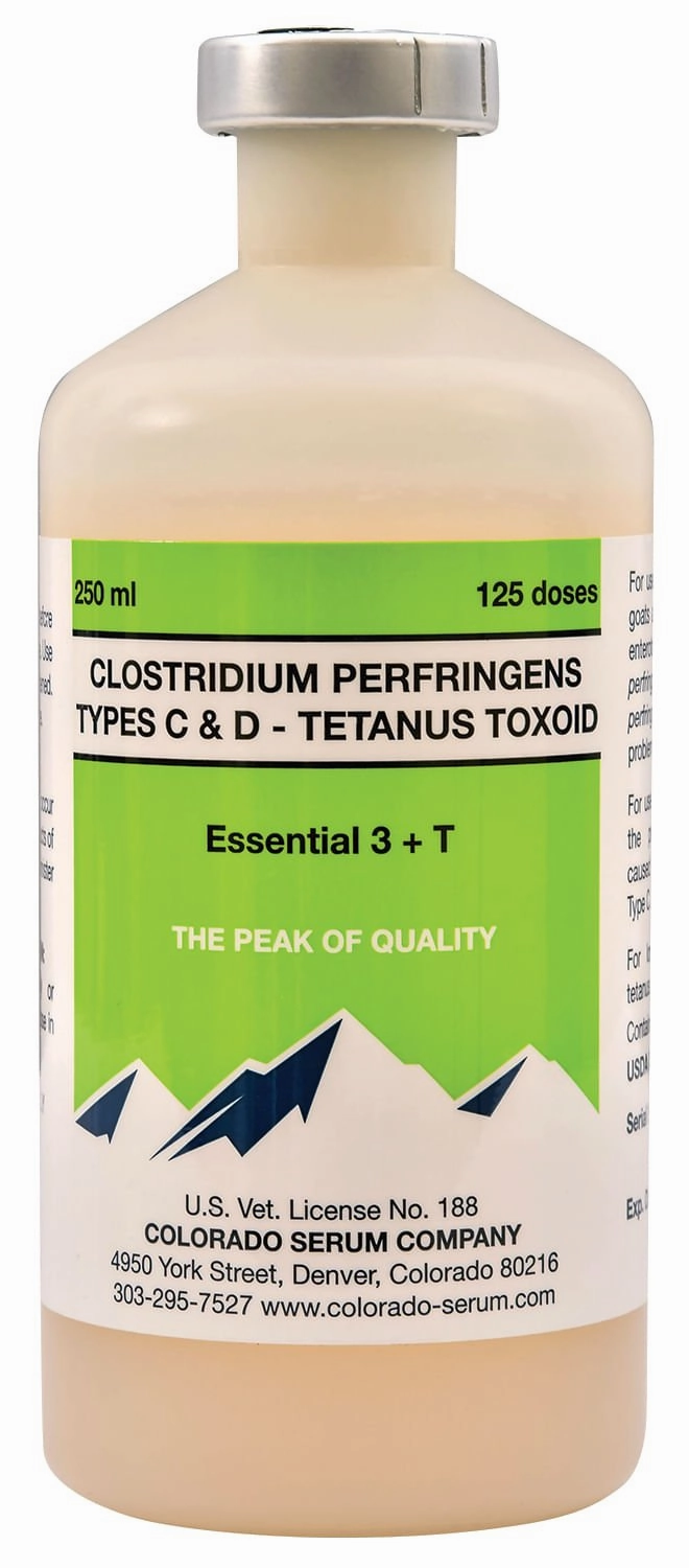 Essential 3   T Vaccine for Cattle, Sheep, & Goat