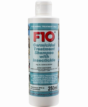 F10 Germicidal Treatment Shampoo with Insecticide 250ml