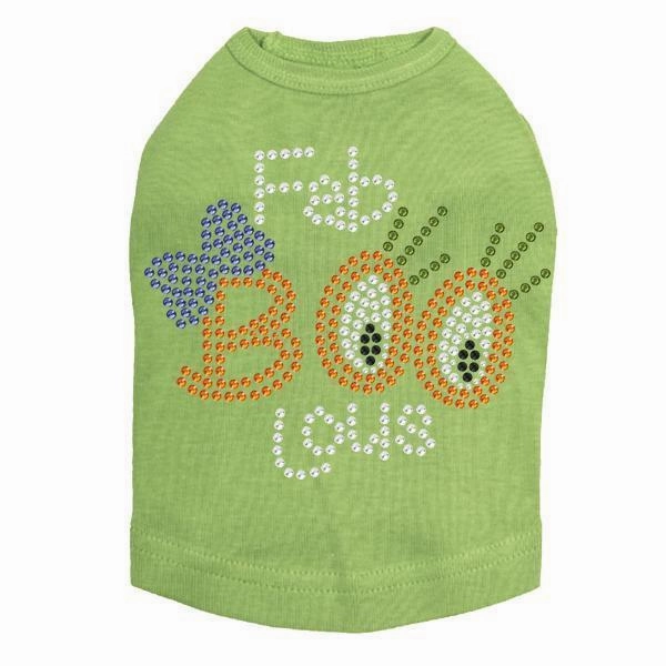 Fab-BOO-Lous Rhinestone Dog Tank