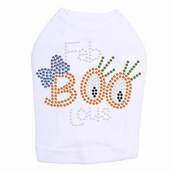 Fab-BOO-Lous Rhinestone Dog Tank