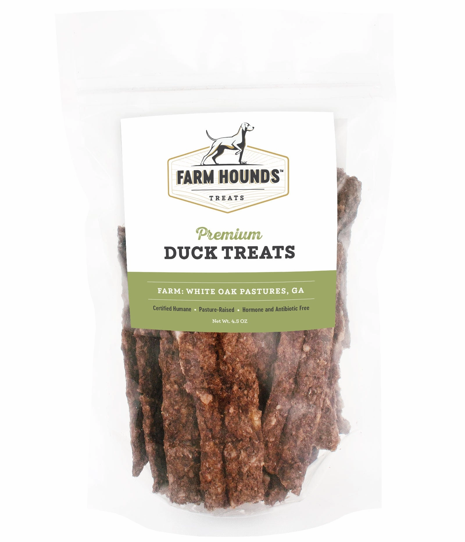 Farm Hounds Duck Strips 4.5oz Bag