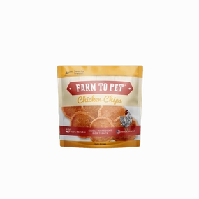 Farm to Pet Single Ingredient Chicken Chips 6 pc Snack Pack