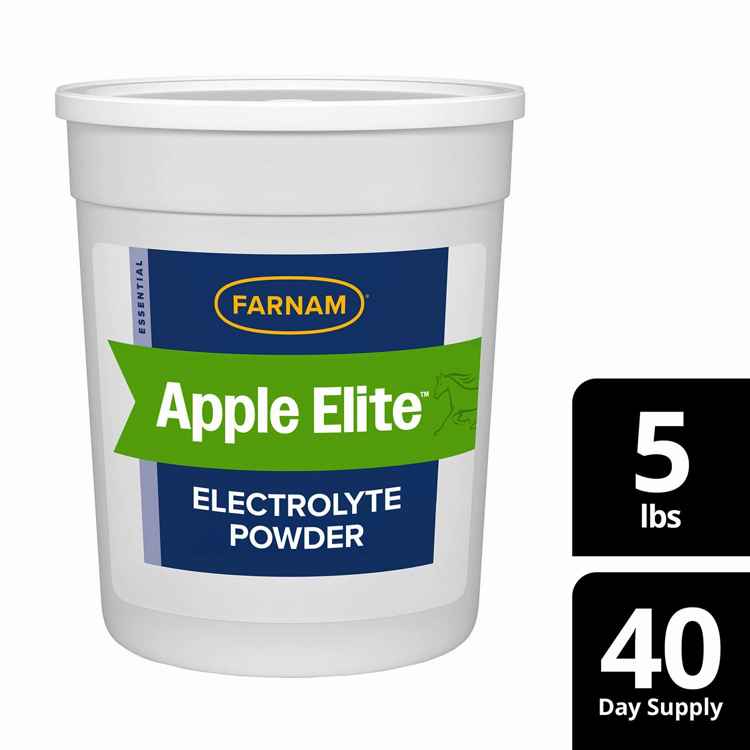 Farnam Apple Elite Electrolyte Powder, 40 Day Supply, 5 lbs