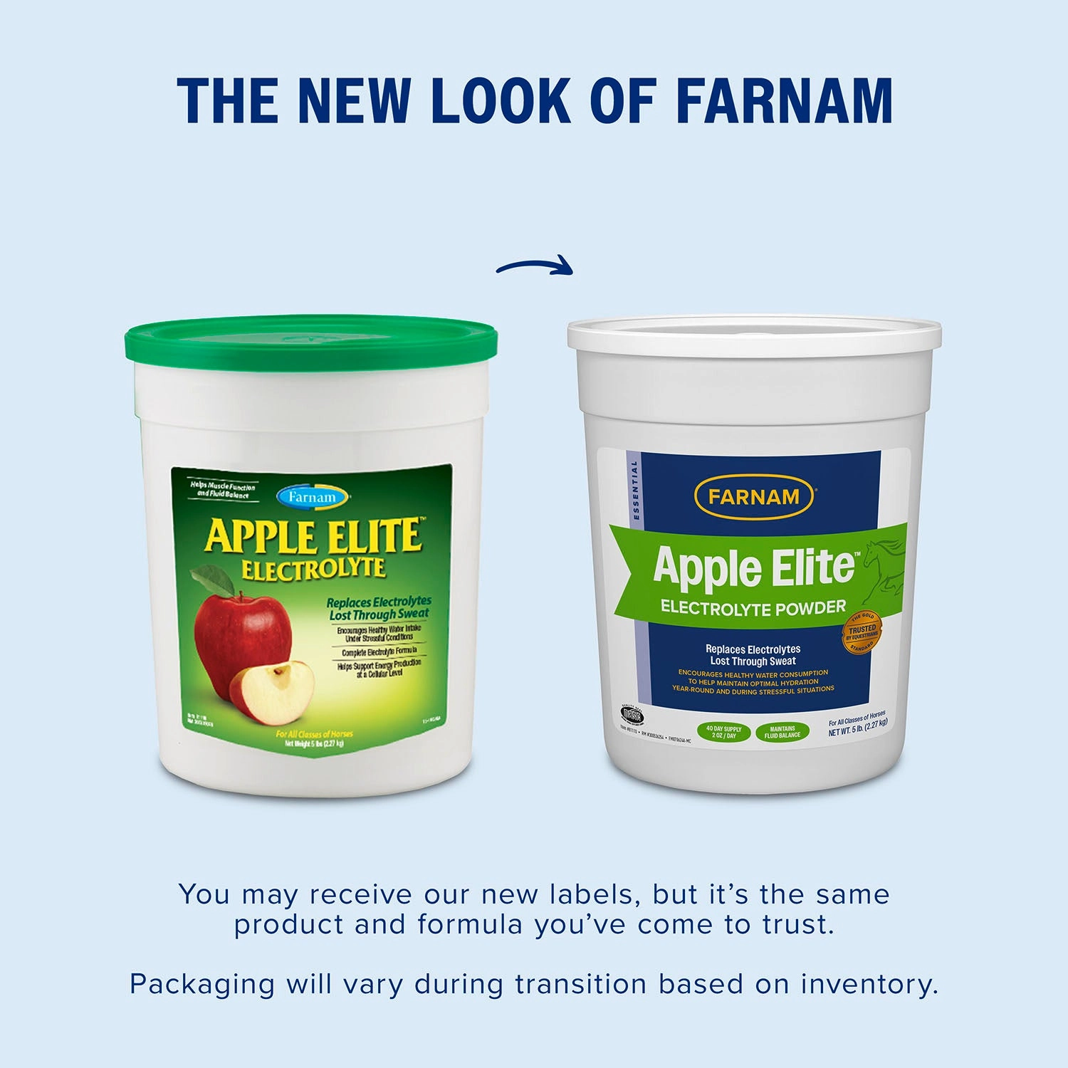 Farnam Apple Elite Electrolyte Powder, 40 Day Supply, 5 lbs