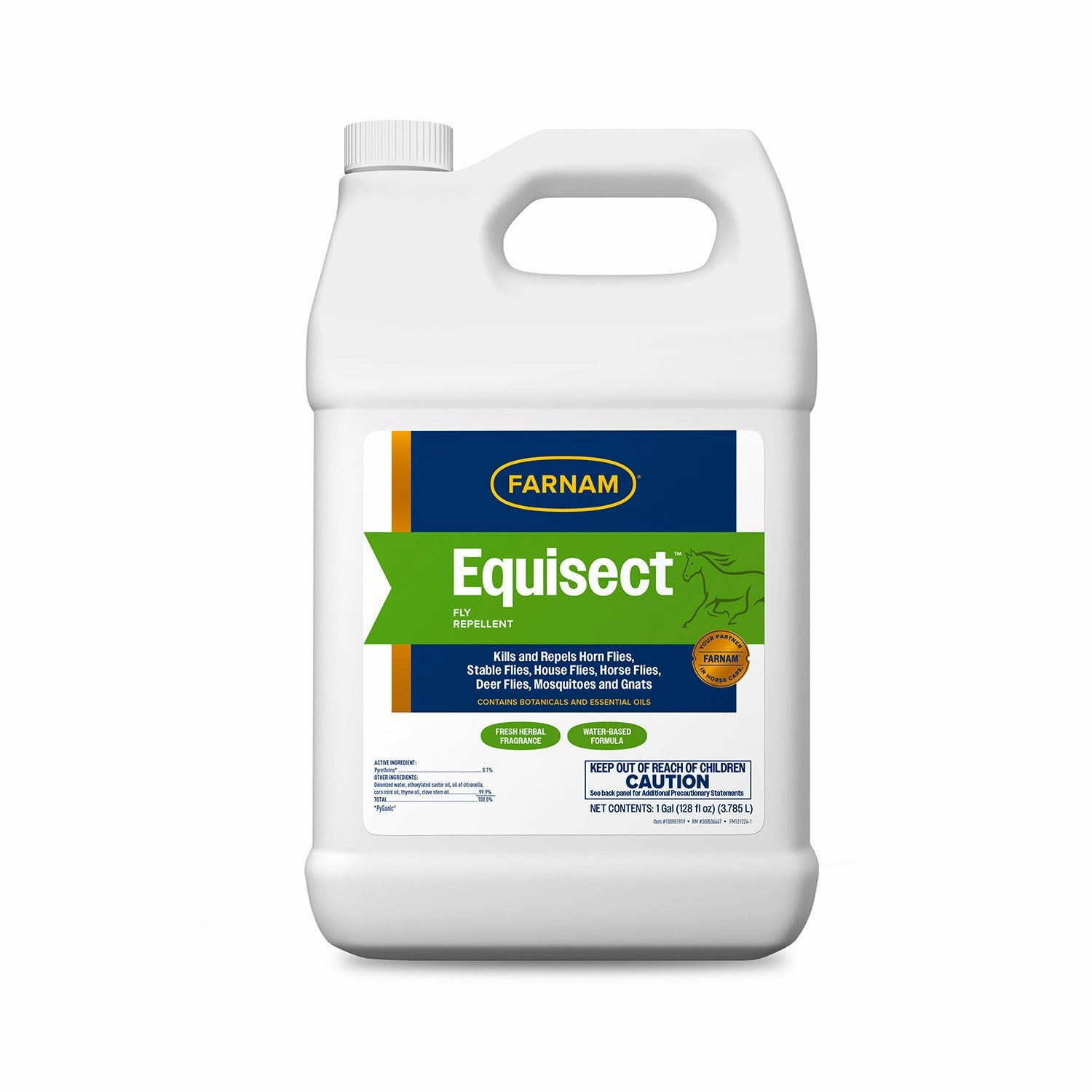 Farnam Equisect Water-Based Botanical Fly Repellent with Herbal Scent for Horses, Dogs and Cats