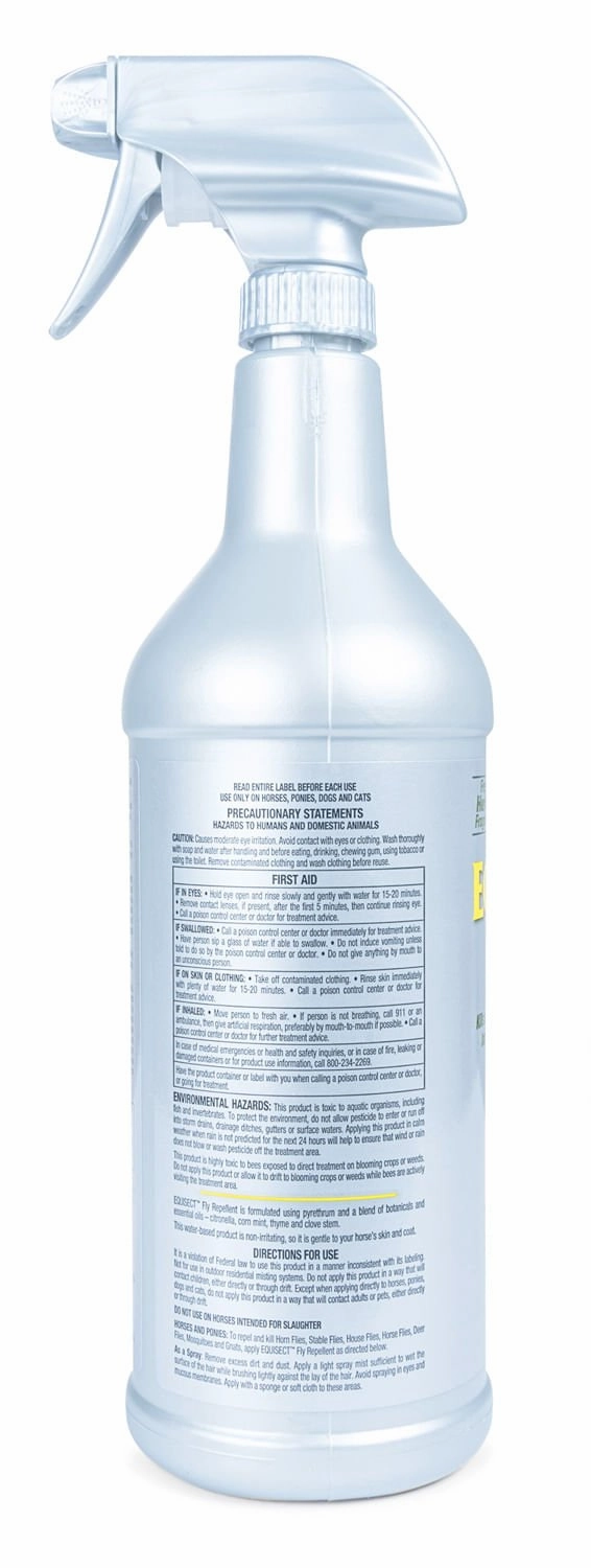 Farnam Equisect Water-Based Botanical Fly Repellent with Herbal Scent for Horses, Dogs and Cats