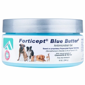 Forticept Blue Butter Antimicrobial Healing Gel for Dogs & Cats