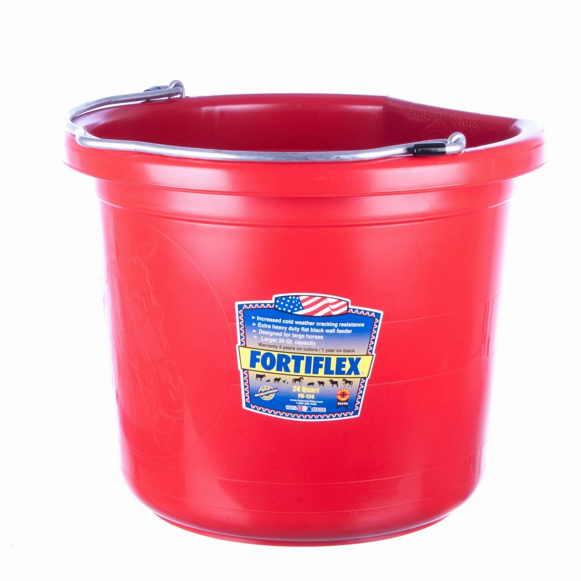Fortiflex Flatback Bucket 24 qt (6 gallon)