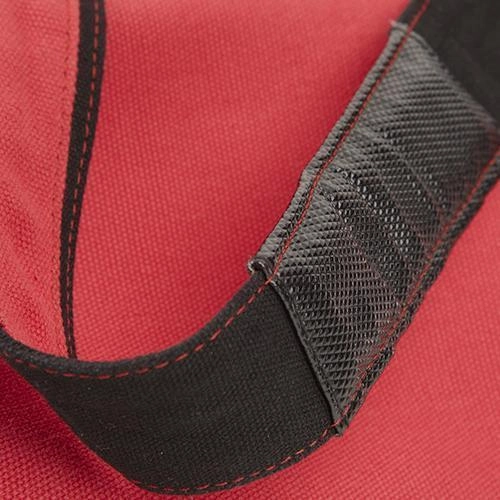 Foxy Pom Rescue Me Tote Canvas Dog Carrier Red