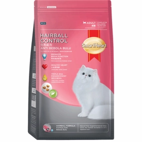 FREE TREAT w 10kg: Smartheart Hairball Control Adult Dry Cat Food