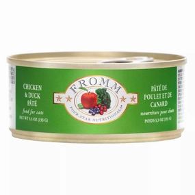 Fromm Four-Star Chicken & Duck Pate Wet Cat Food