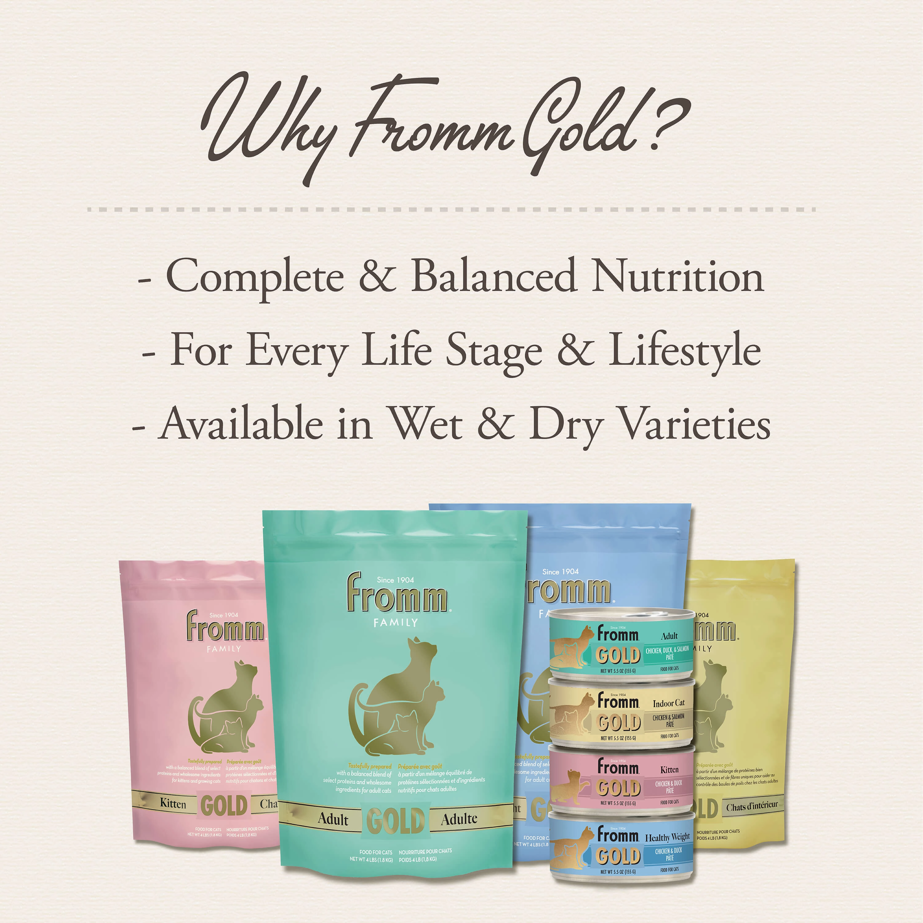 Fromm Gold Chicken, Duck & Salmon Pate Canned Cat Food