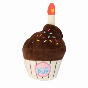 Fuzzyard Birthday Cupcake Plush Dog Toy