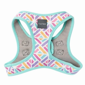 FuzzYard Bubblegum Burst Step-In Dog Harness