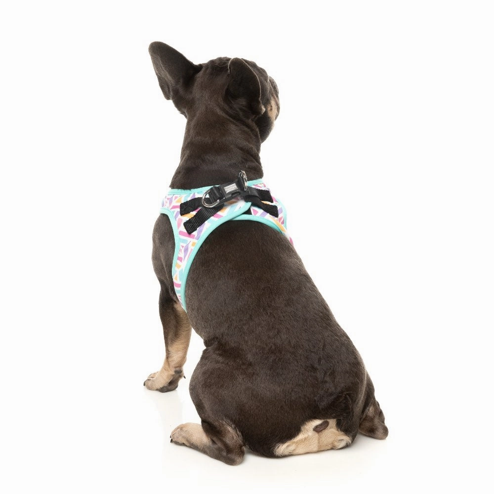 FuzzYard Bubblegum Burst Step-In Dog Harness