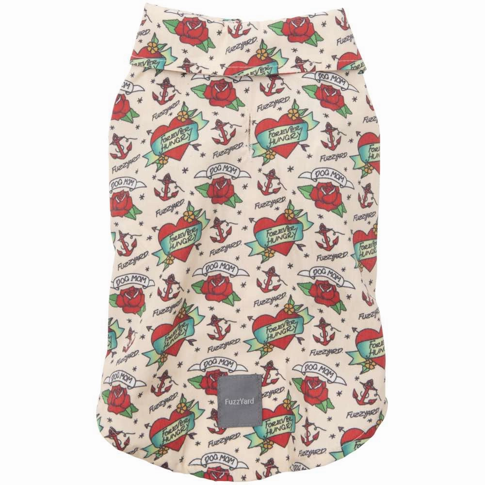 FuzzYard Button Up Shirt For Dogs (Ink'd Up)