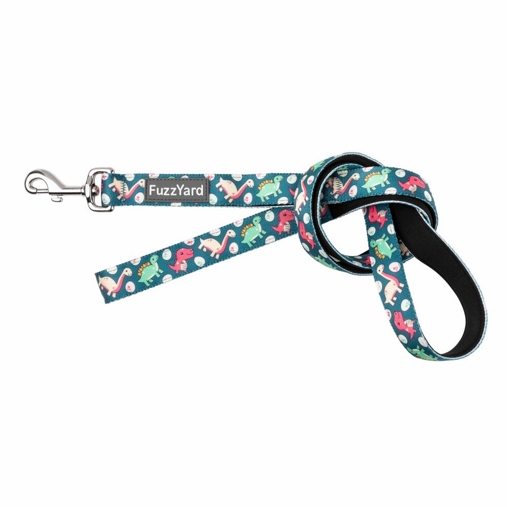 FuzzYard Dog Leash (Dinosaur Land)