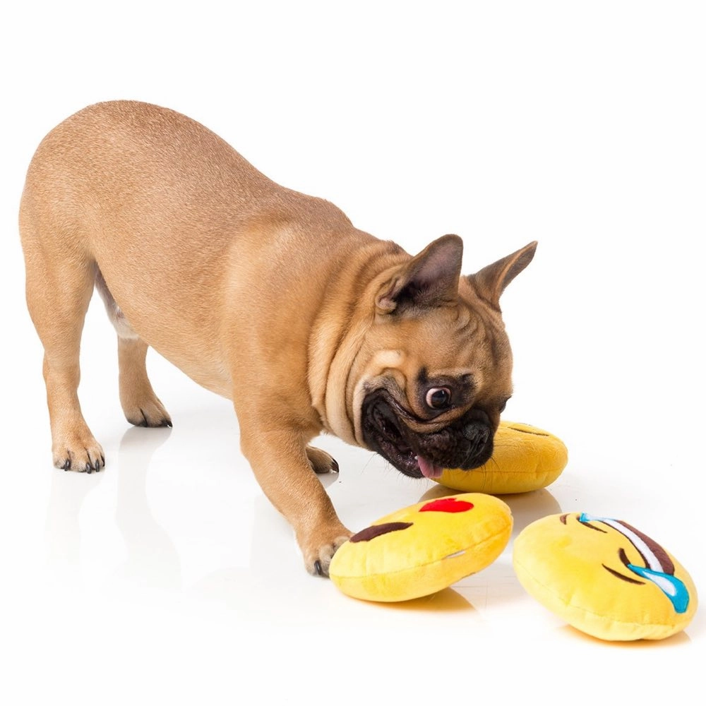 FuzzYard Emoji Love Eyes Plush Dog Toy (discontinued)
