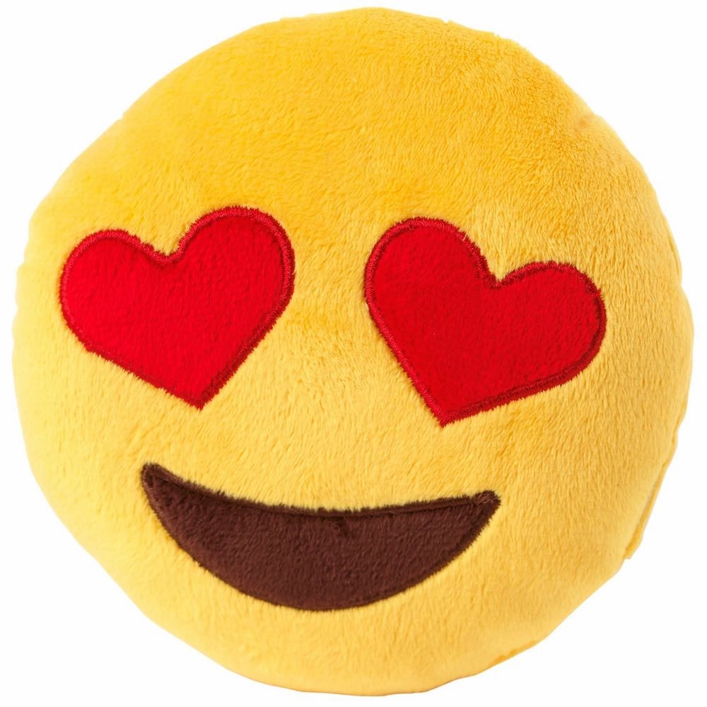 FuzzYard Emoji Love Eyes Plush Dog Toy (discontinued)