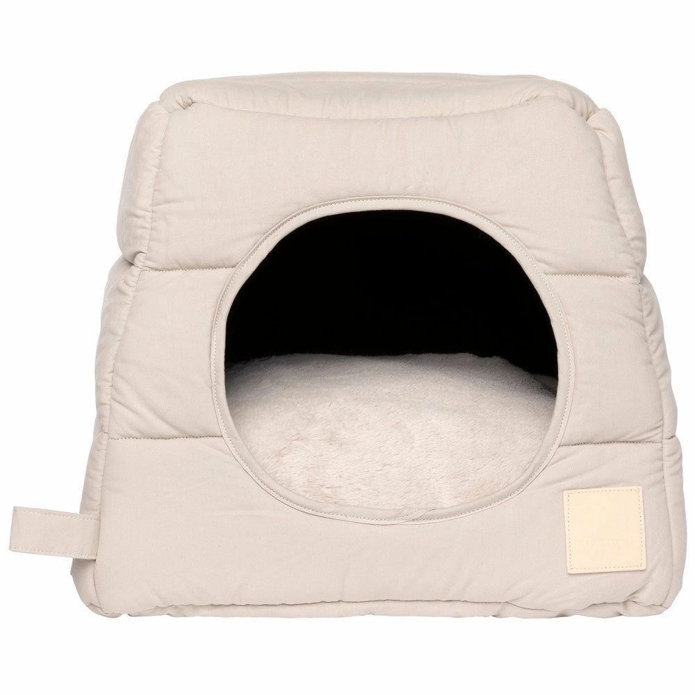 Fuzzyard Life Cubby Bed For Cats & Dogs (Sandstone)