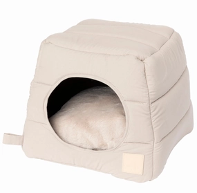 Fuzzyard Life Cubby Bed For Cats & Dogs (Sandstone)