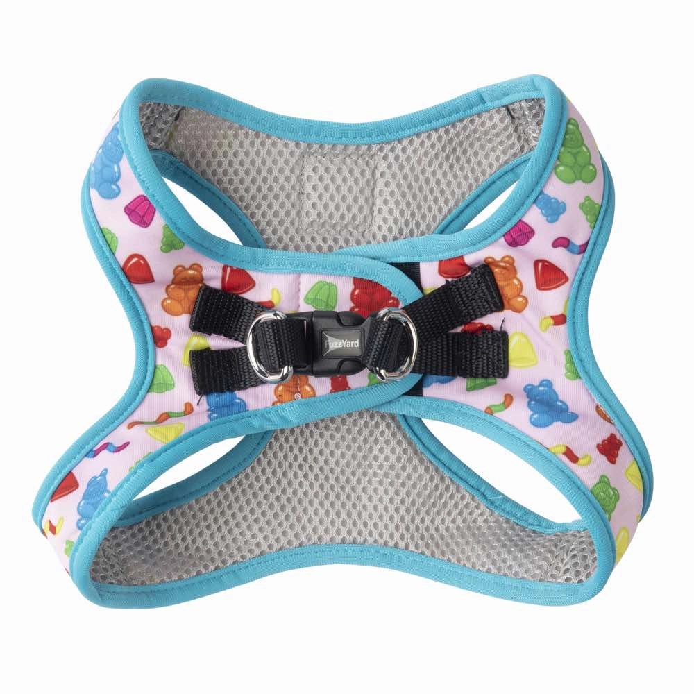 FuzzYard Step-in Dog Harness (Jelly Bears)