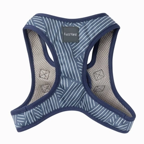 FuzzYard Thornbury Aegean Blue Step-In Dog Harness