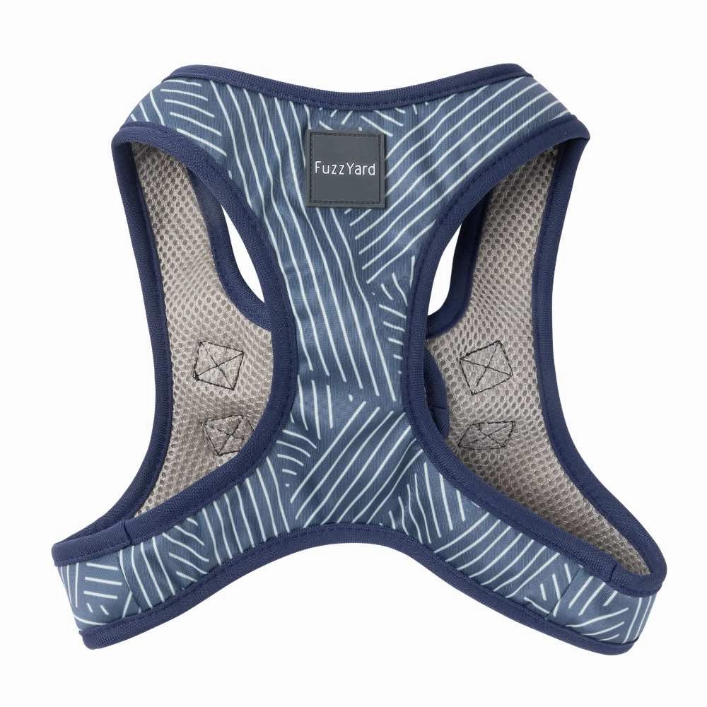 FuzzYard Thornbury Aegean Blue Step-In Dog Harness