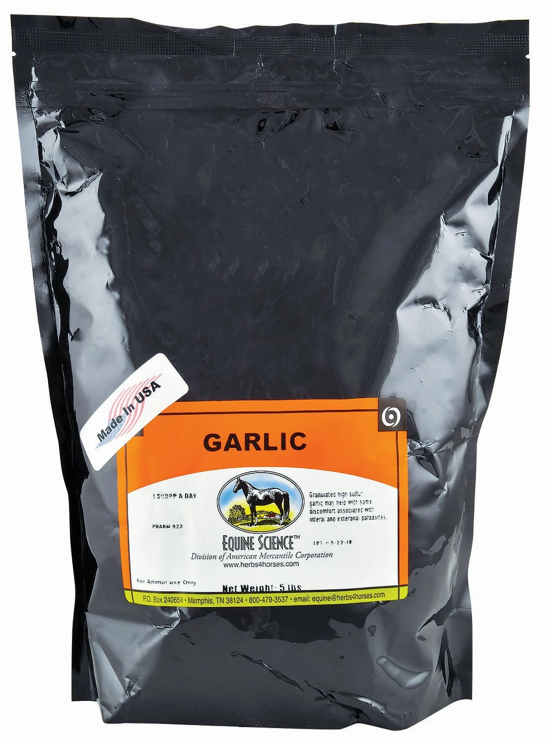 Garlic Feed-Thru Fly Control for Horses