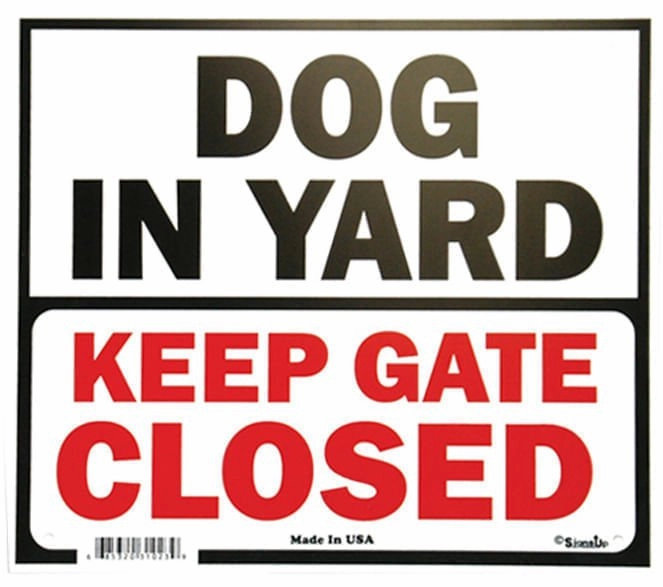 Gate Signs